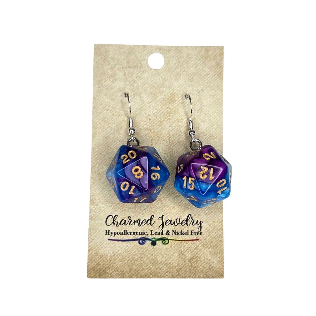 Assorted D20 Earring - Dice