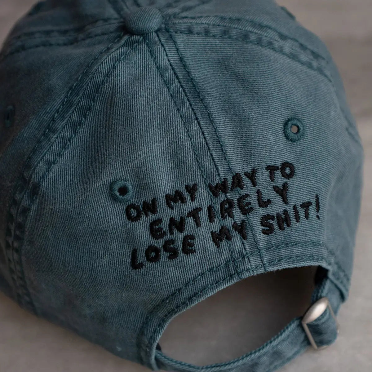 Lose My Shit Front & Back Hat Embroidered Dad Hat