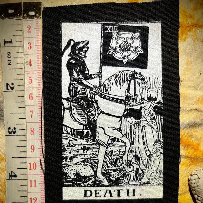 Death Tarot Card Patch.
