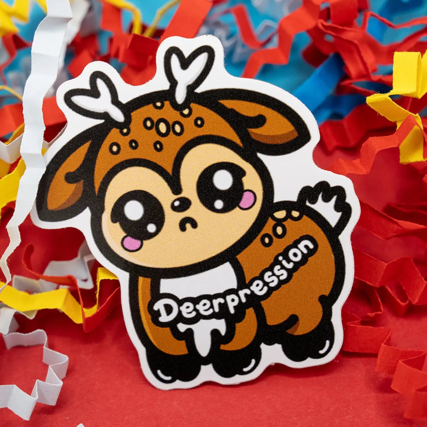 Deerpression Sticker - Depression
