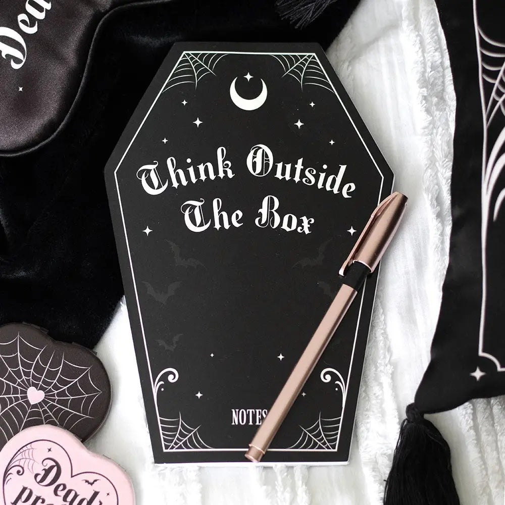 Gothic Coffin Shaped Notebook