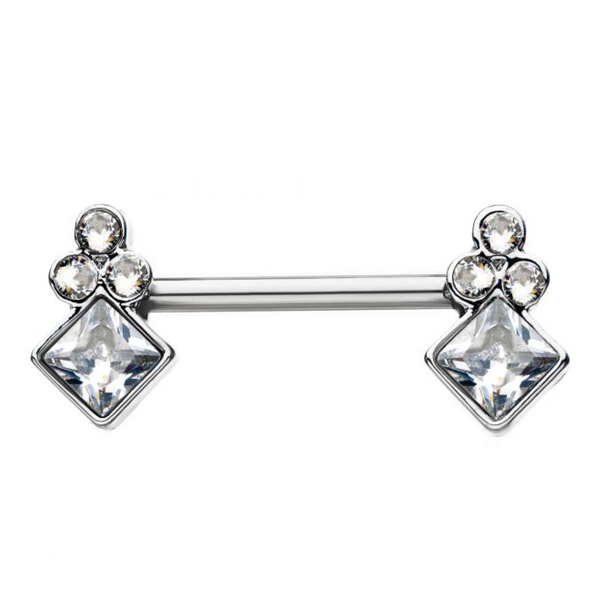 Diamond Shape With 3 Circle Nipple