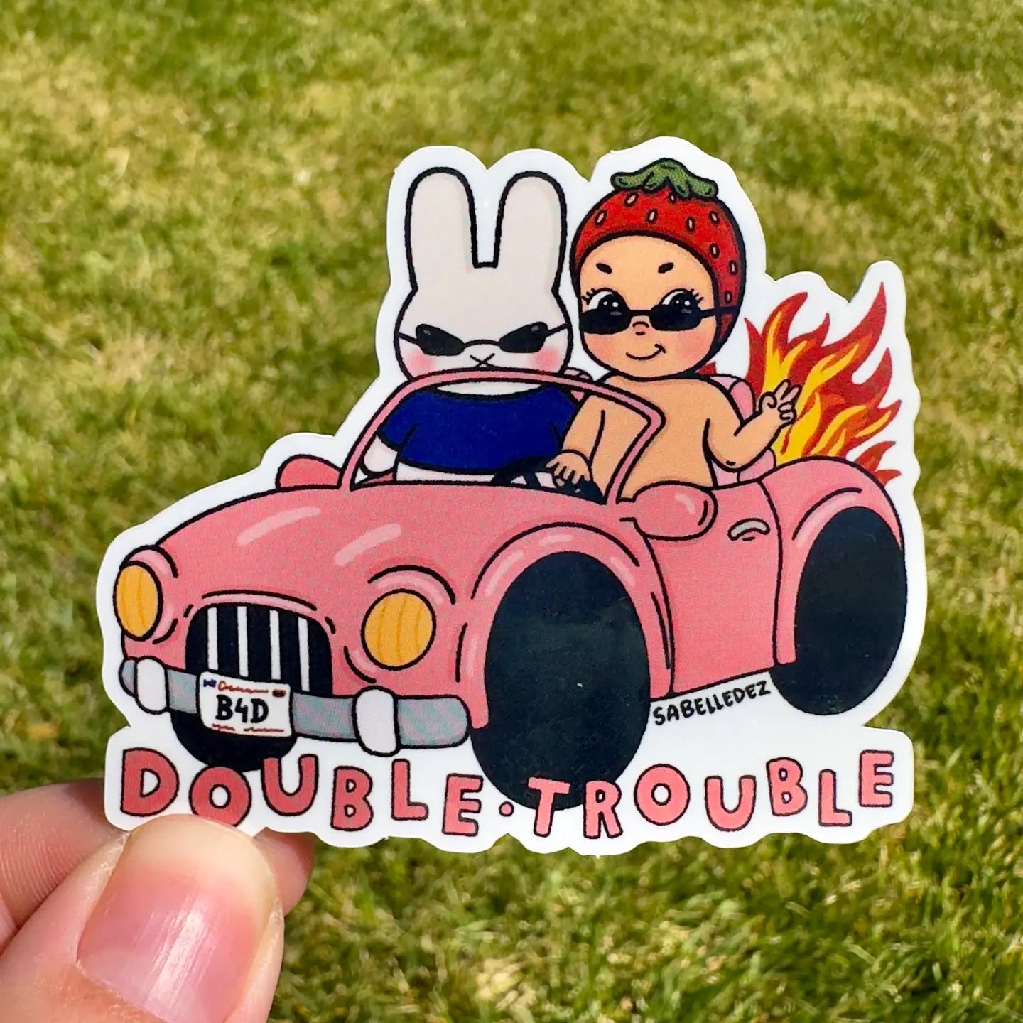 Double Trouble Sticker