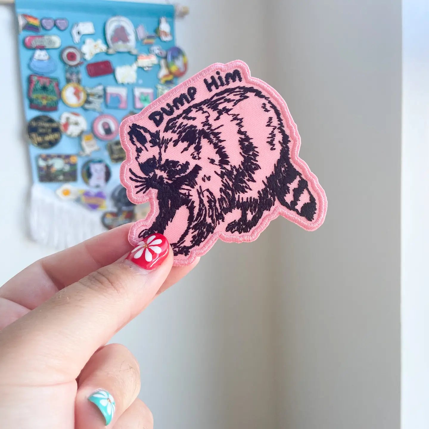 Dump Him Iron On Patch