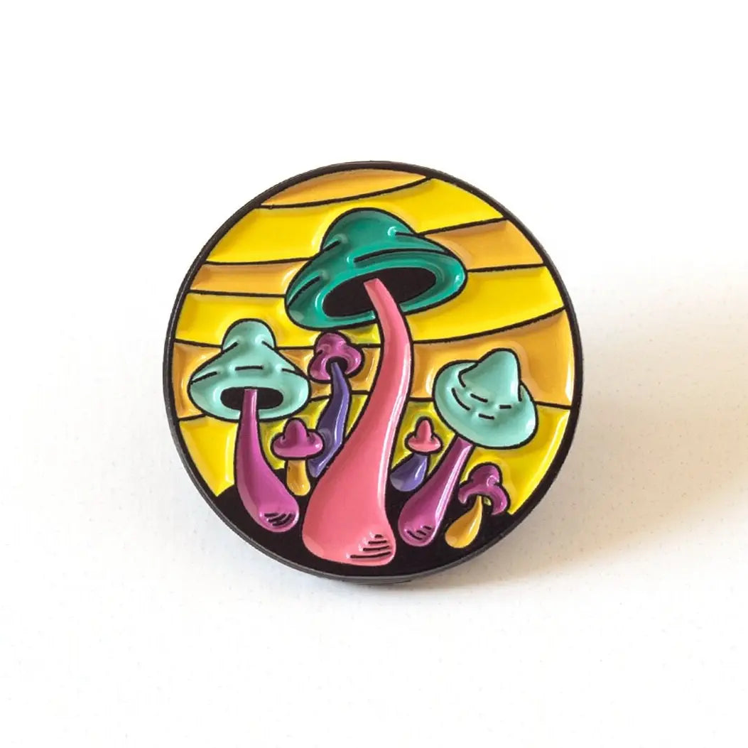 Mushroom Enamel Pin