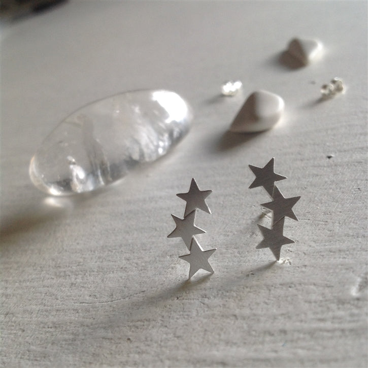 Orion Stud Earrings In Silver