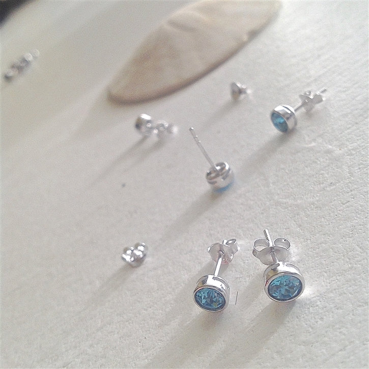 Solstice 6mm Sterling Silver Swarovski