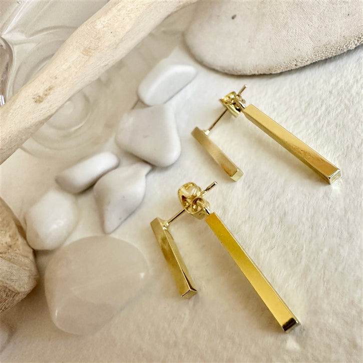 Hal Modernist Ear Jack Monolith Stud Earrings
