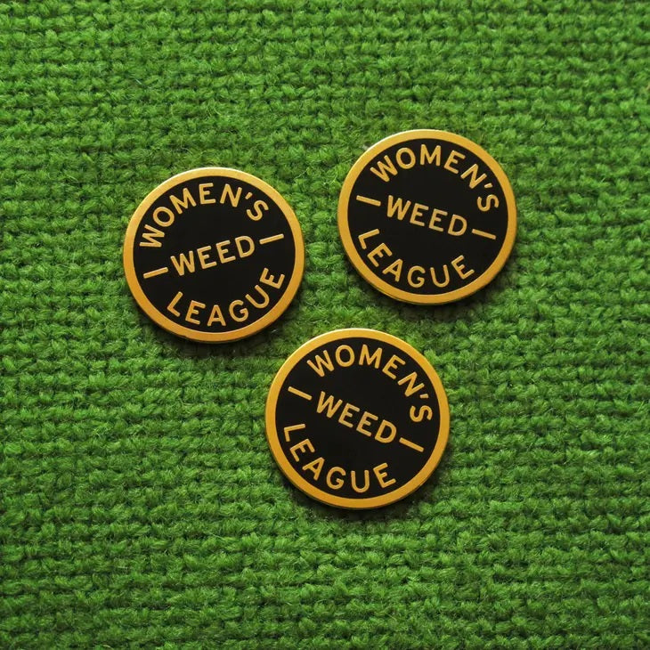 Womens Weed League Enamel Pin