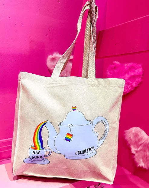 Equali-TEA Canvas Tote Bag