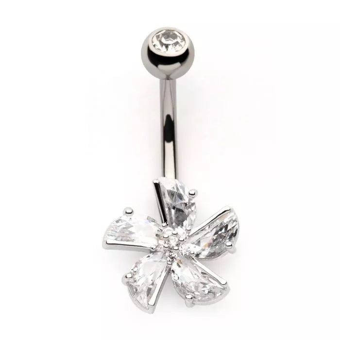 Flower Fan Shape Navel