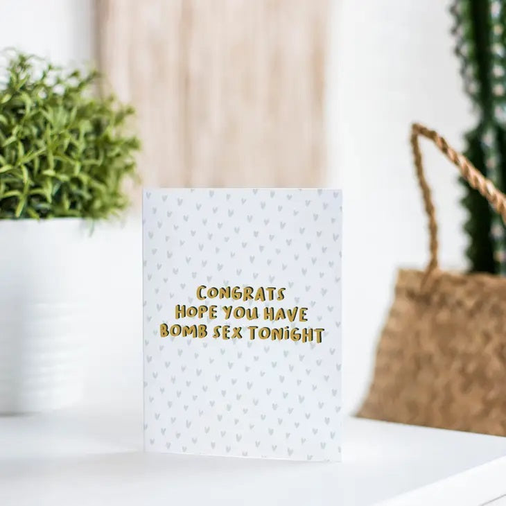 HOPE YOU HAVE FUNNY WEDDING CARD