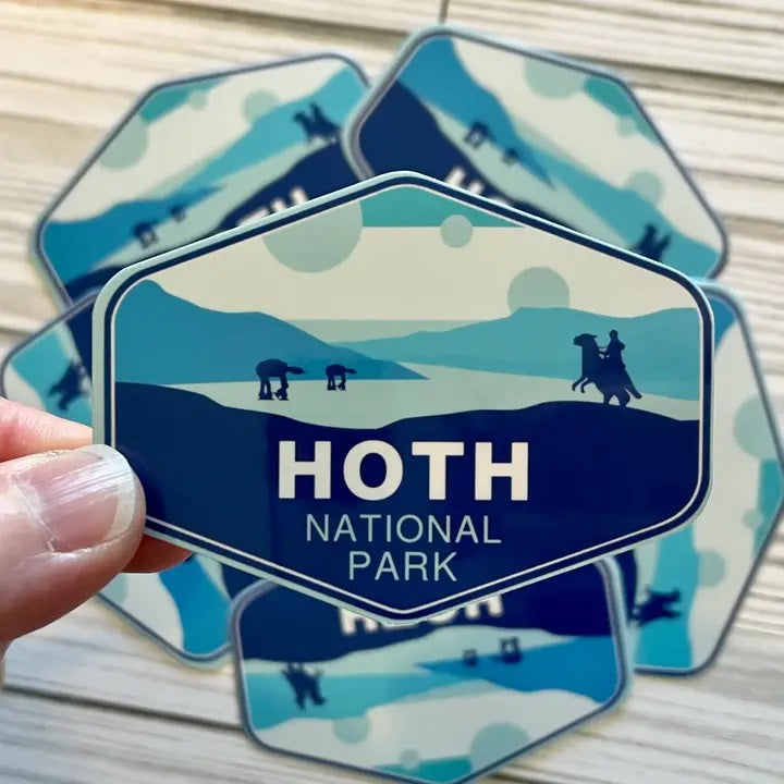 National Park Hoth Vinyl Sticker