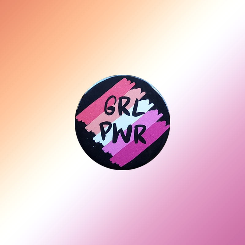 Girl Power Lesbian Pin