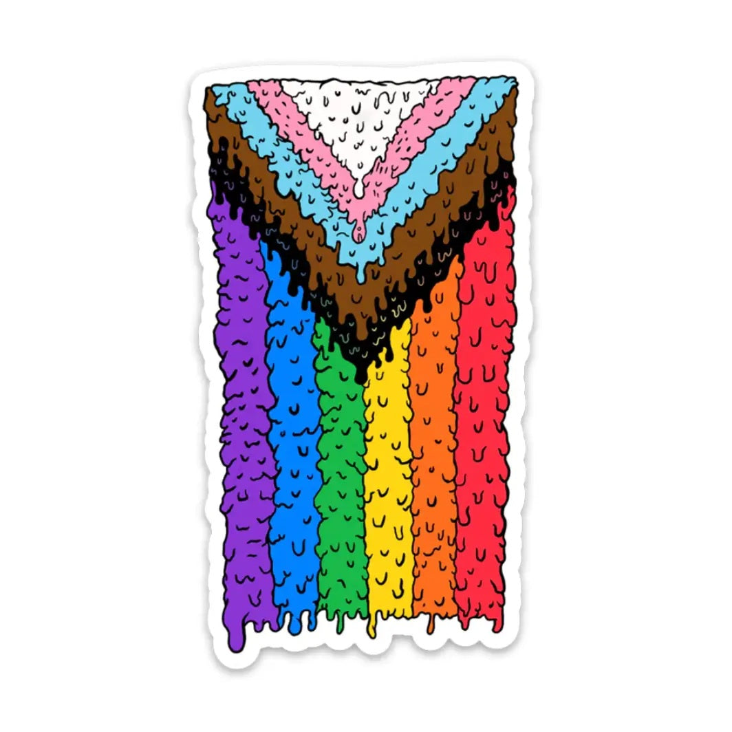 Goopy Pride Flag Sticker