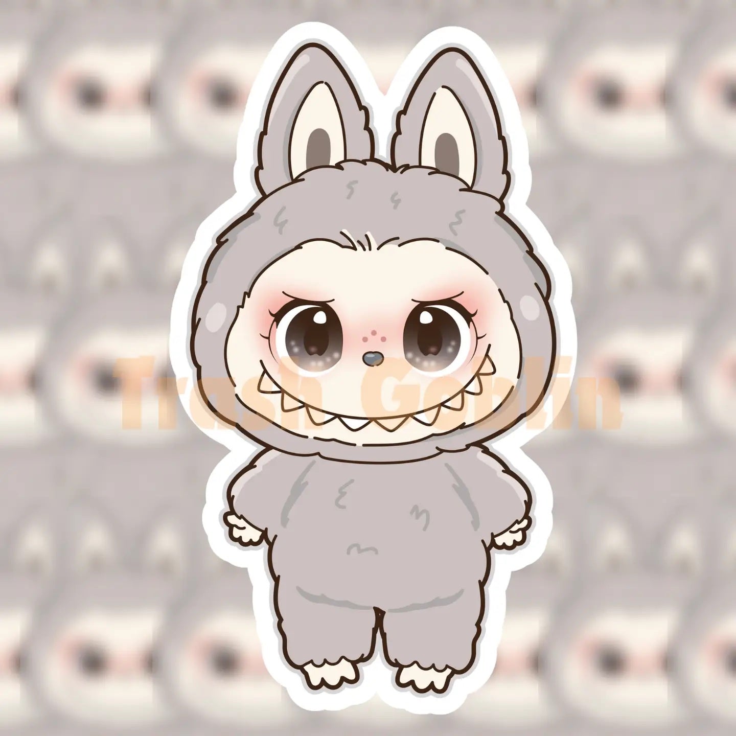 Grey Outfit Sticker
