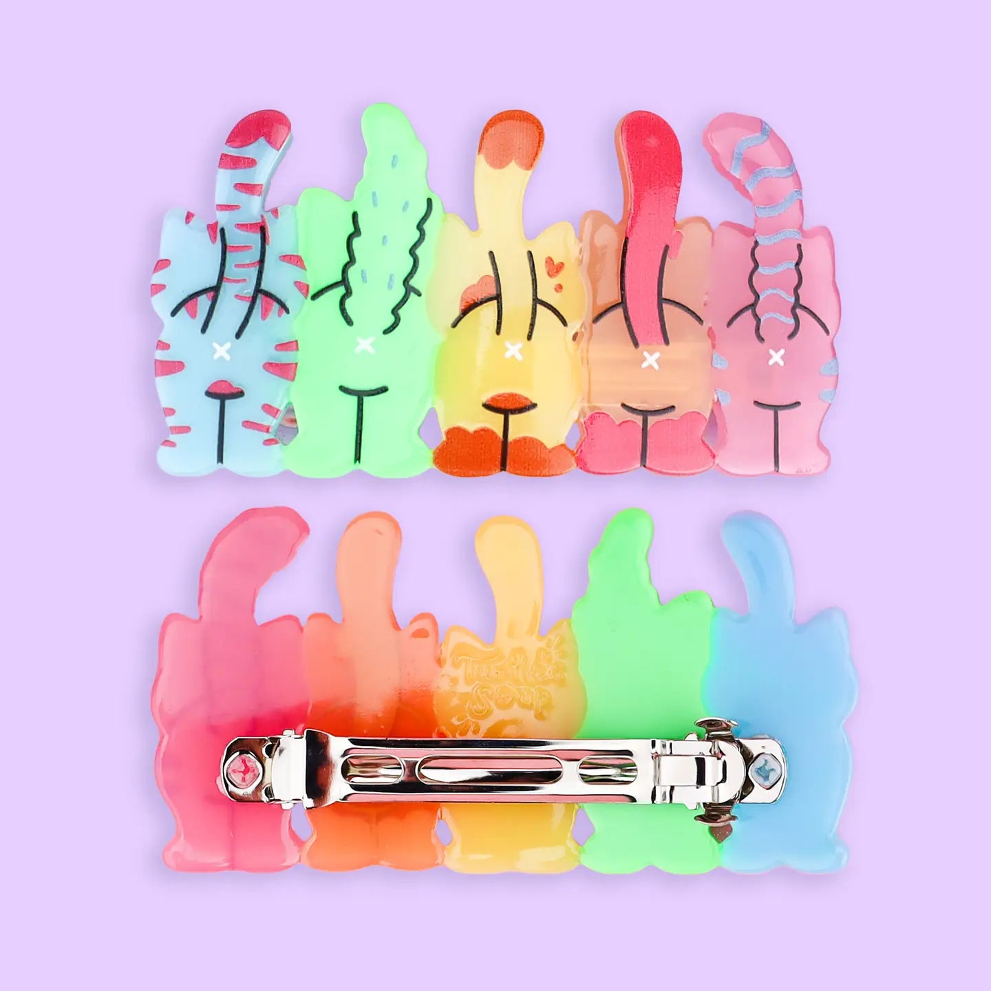 Cat Butts Hair Clip Set