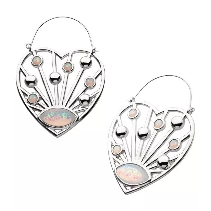 Cintres Opalite en forme d'oreille