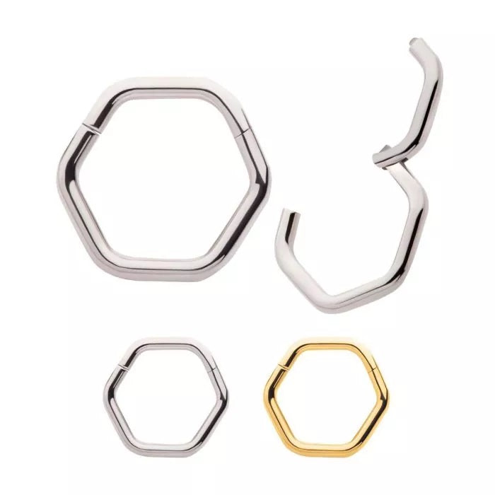 Cerceau articulé de forme hexagonale de 16 g et 18 g