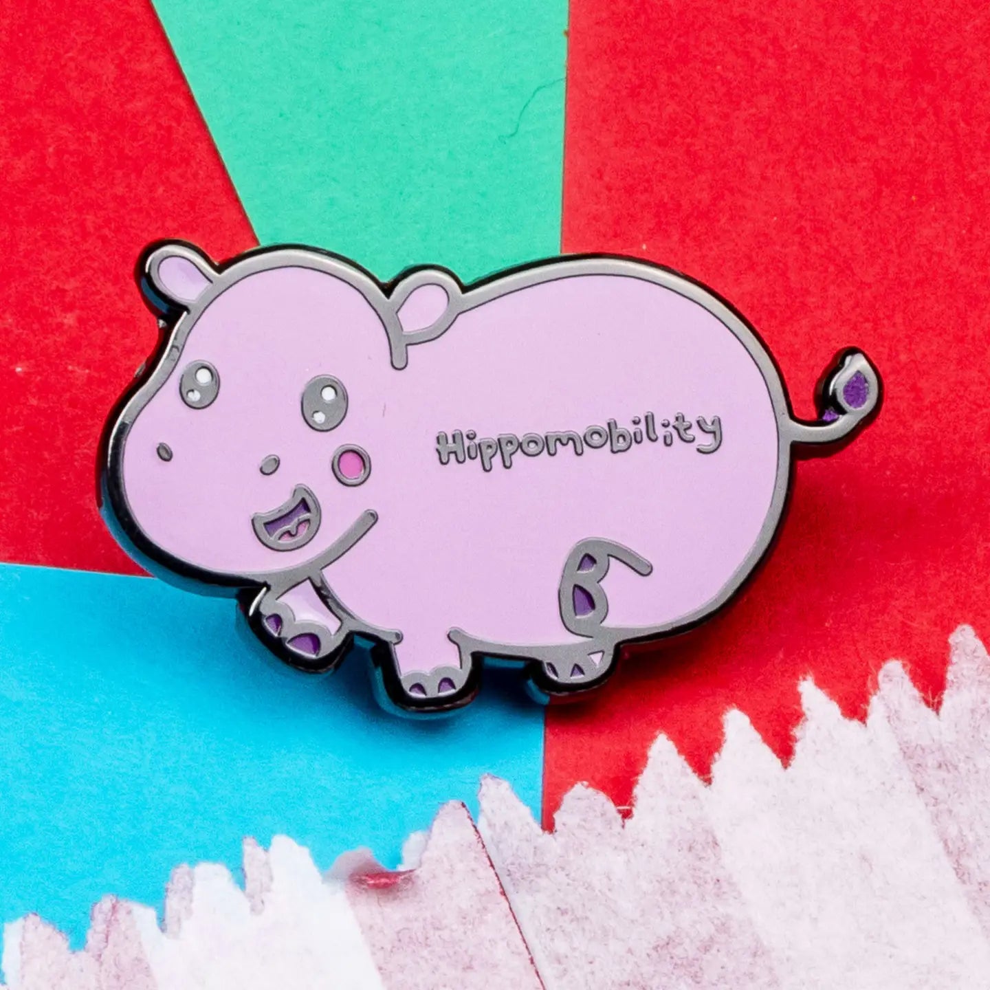Hippmobility Enamel Pin - Hyper Mobility