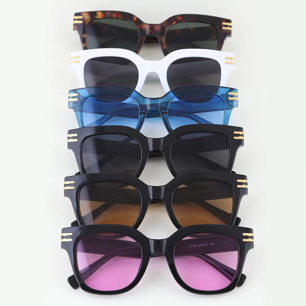 Bright Tinted Wayfarer Sunglasses