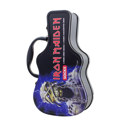 Iron Maiden Guitar Tin Crew Socks