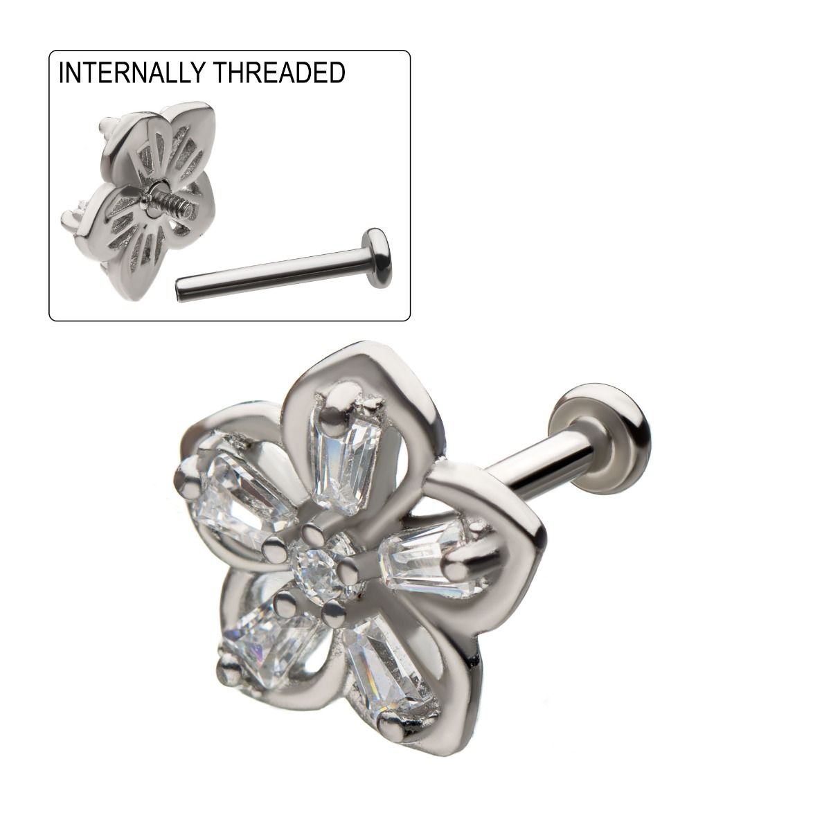 18g Blooming Flower Labret
