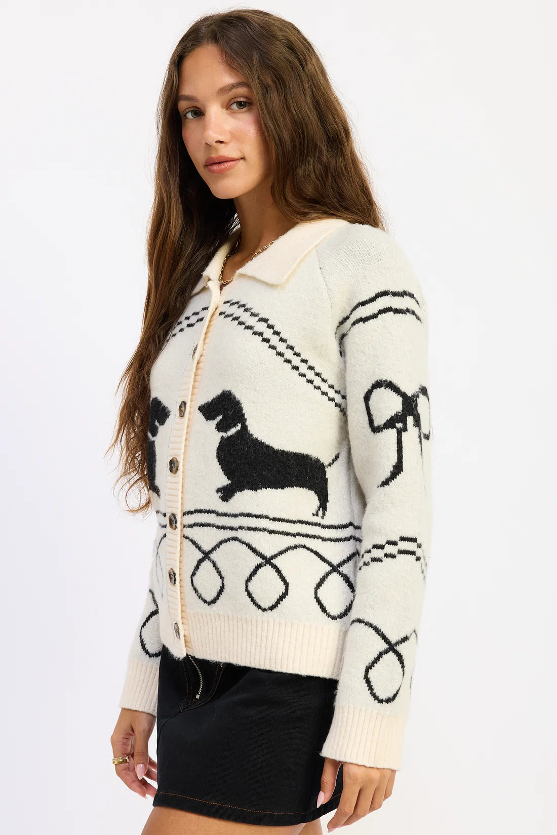 Dog Sweater Cardigan