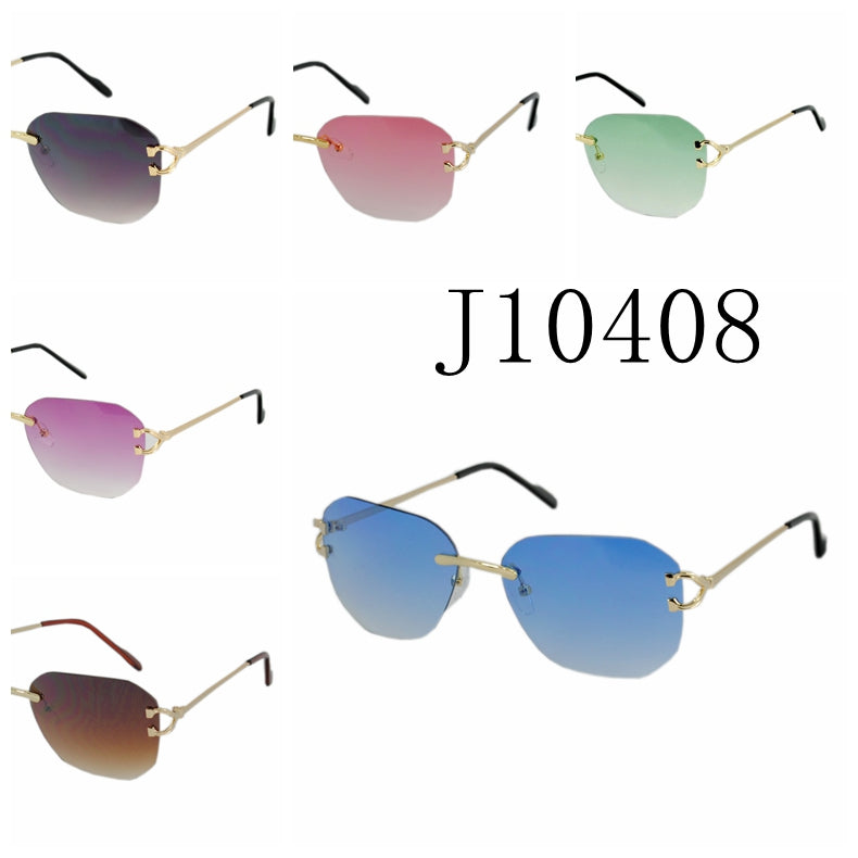 Frameless Coloured Lens Sunglasses