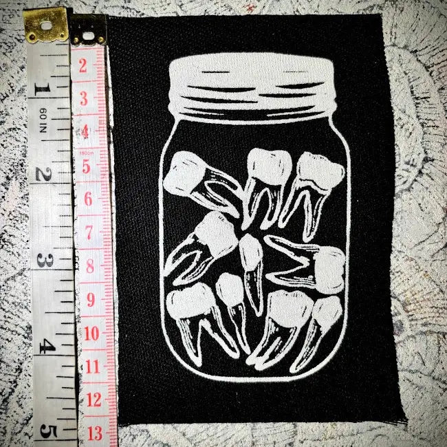 Jar of Teeth Sew On Patch