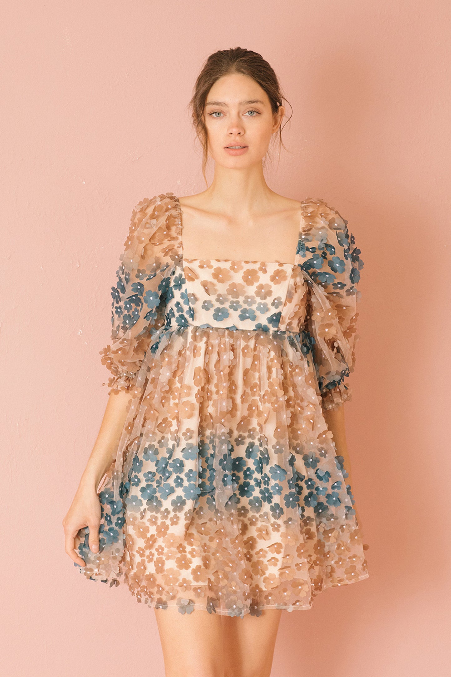Rust Tye Dye Dress