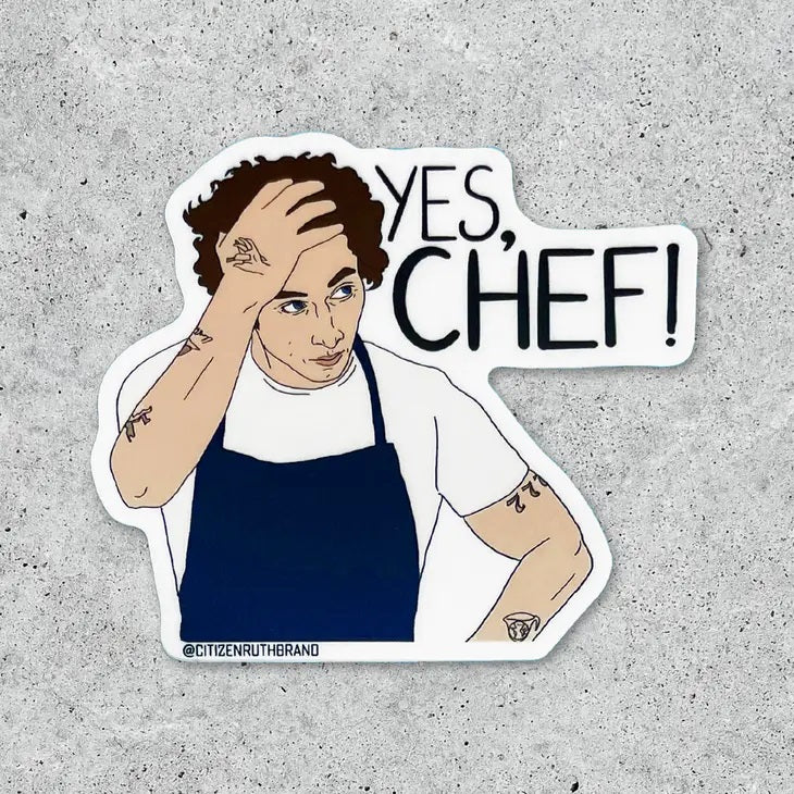 The Bear Yes Chef Sticker