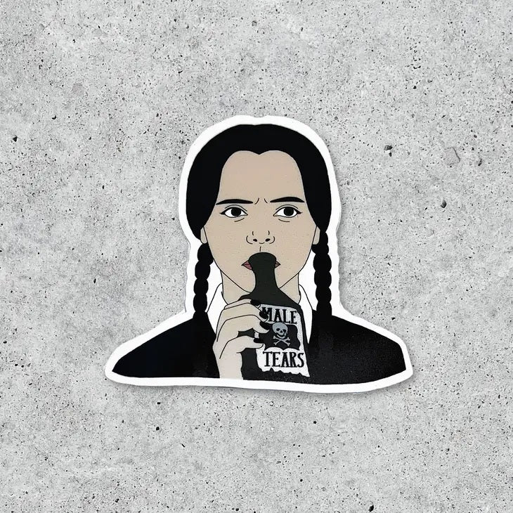 Wednesday Male Tears Sticker