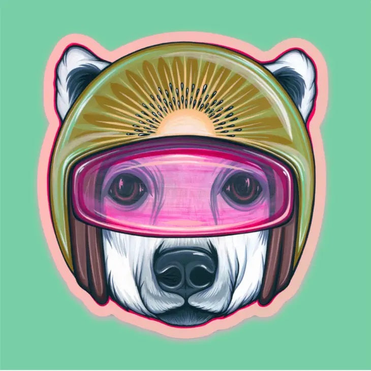 Kiwi Bear Sticker