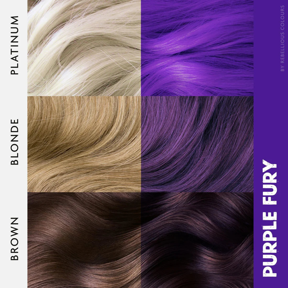 Purple Fury Semi-Permanent Hair Dye 100ml