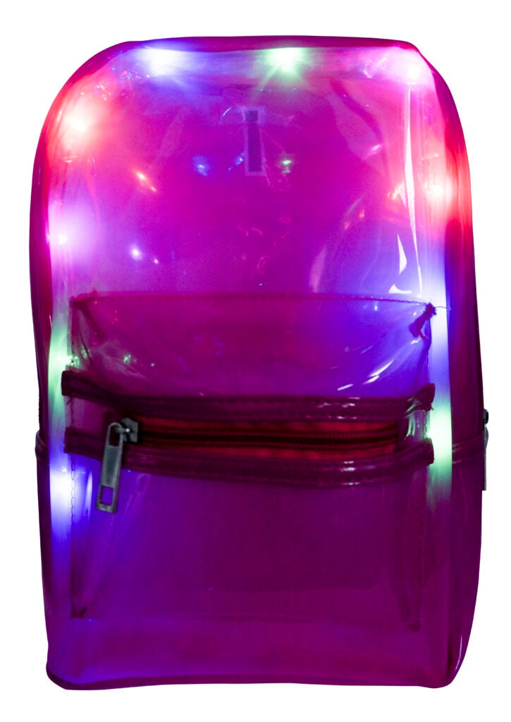 Fuchsia LED Backpack