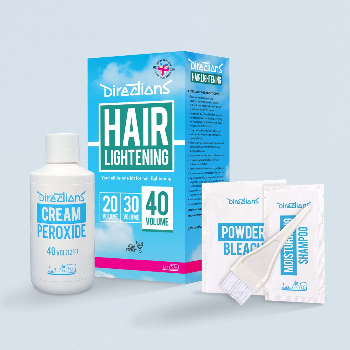 Hair Lightening Kit (40 volume) - Your all-in-one kit for hair lightening