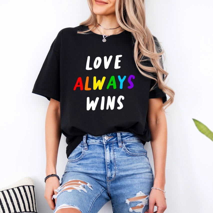 Love Always Wins Adult T-Shirt
