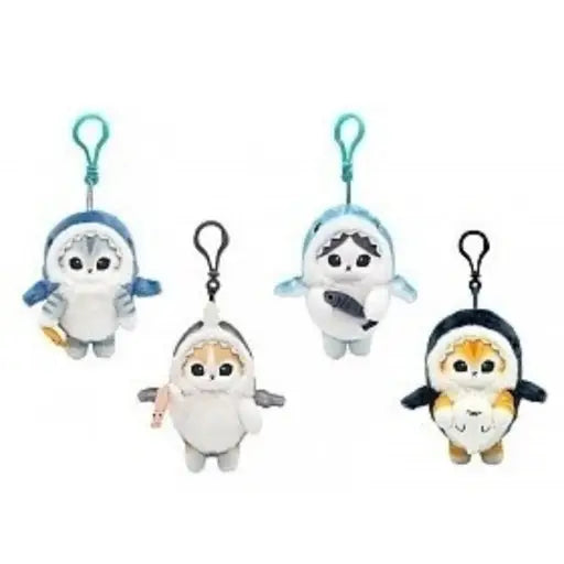 Mofusand Shark Costume Plush Keychain Bag Charm – 9cm