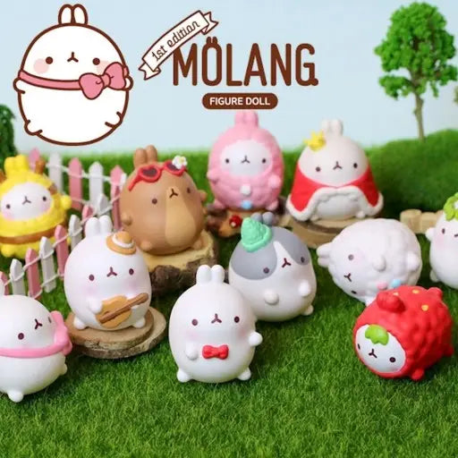 Molang Costume Dress Up Mystery Figurine Toys Vol.2 Box