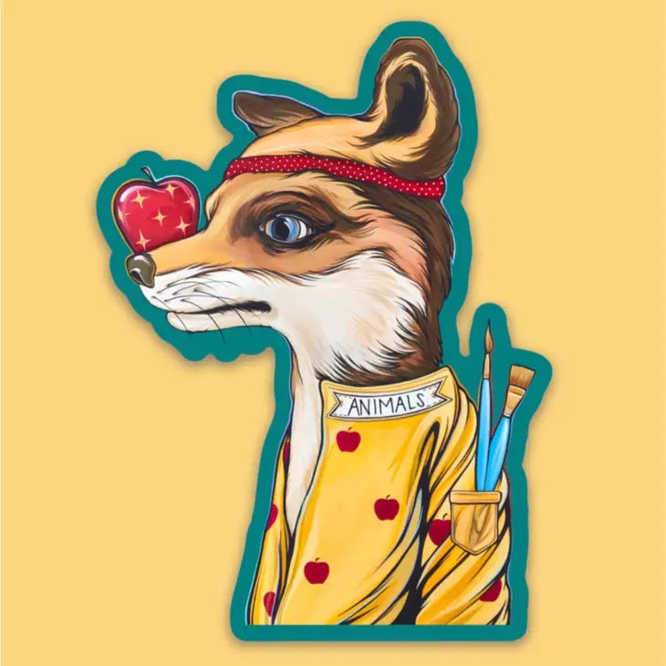 Mrs Fox Sticker
