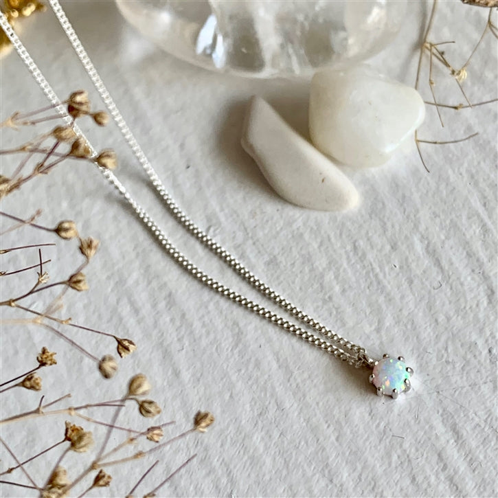 Tiny Dancer Fireopal Necklace