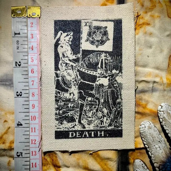 Natural Death Tarot Card Patch
