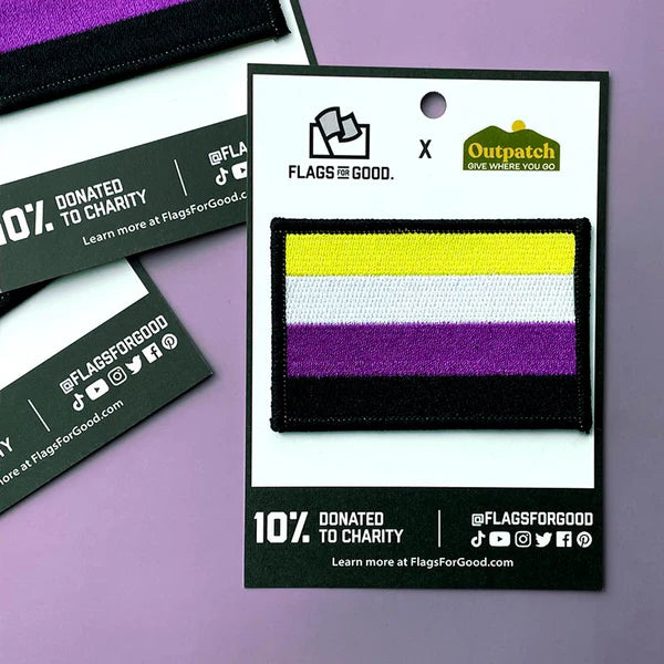 Nonbinary Pride Flag Patch