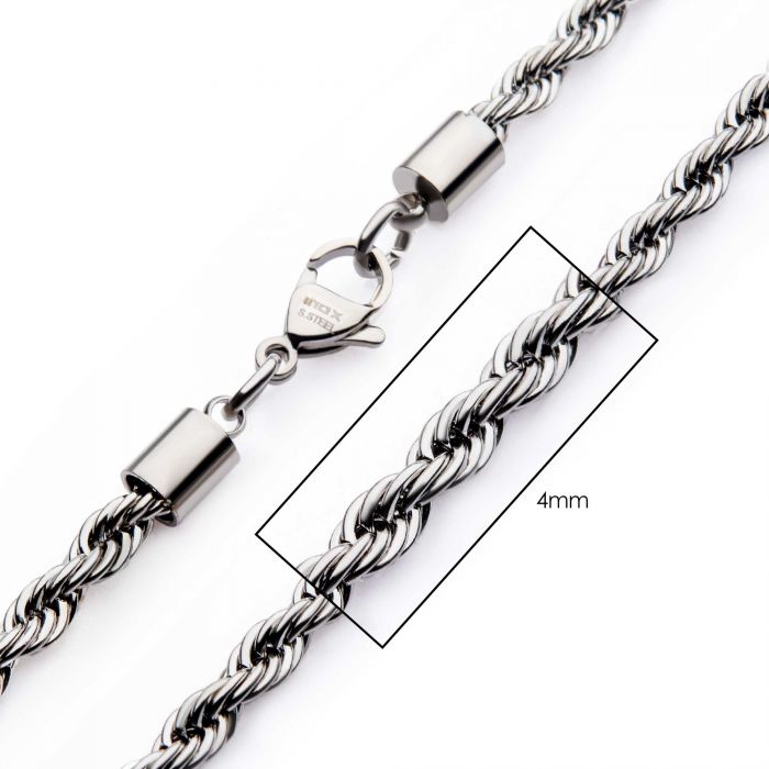 Steel Rope Chain 4mm 20"