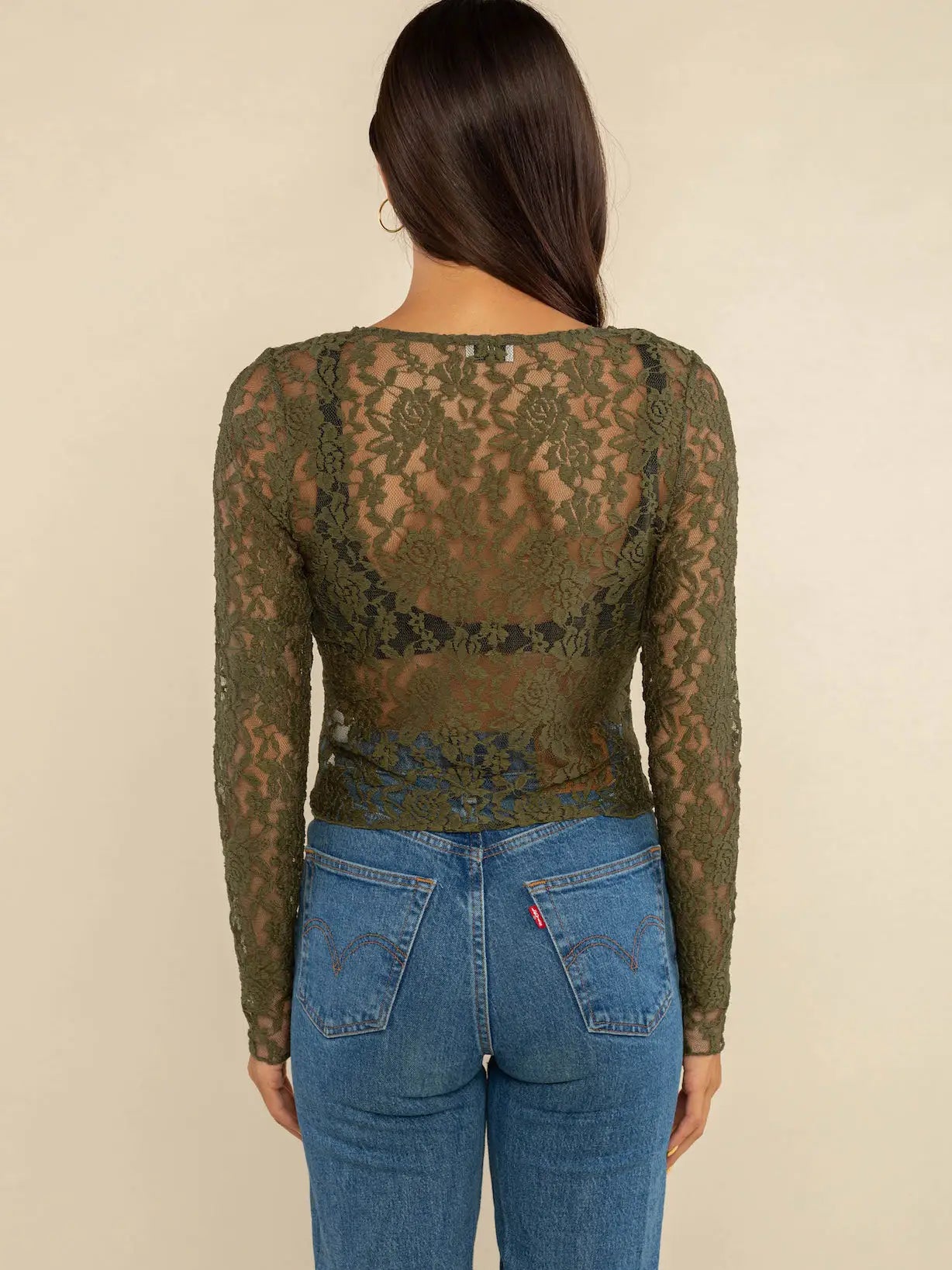 Mae Deadstock Lace Cardigan - Plus Size