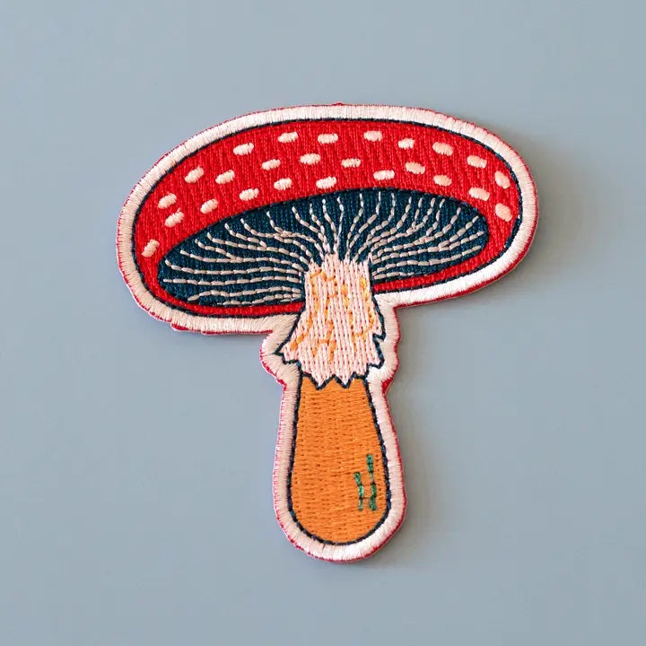 Mushroom Iron-On Patch