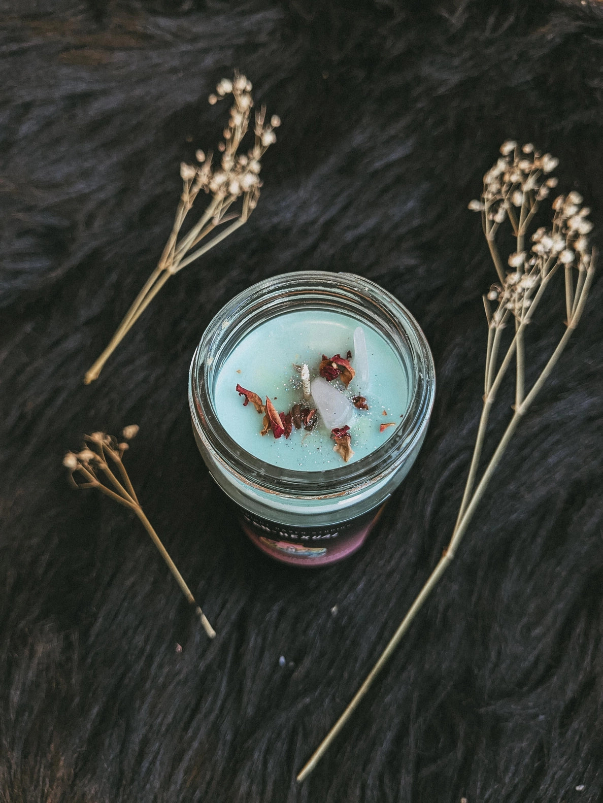 Pans Manifestation Candle - Pansexual Pride Flag