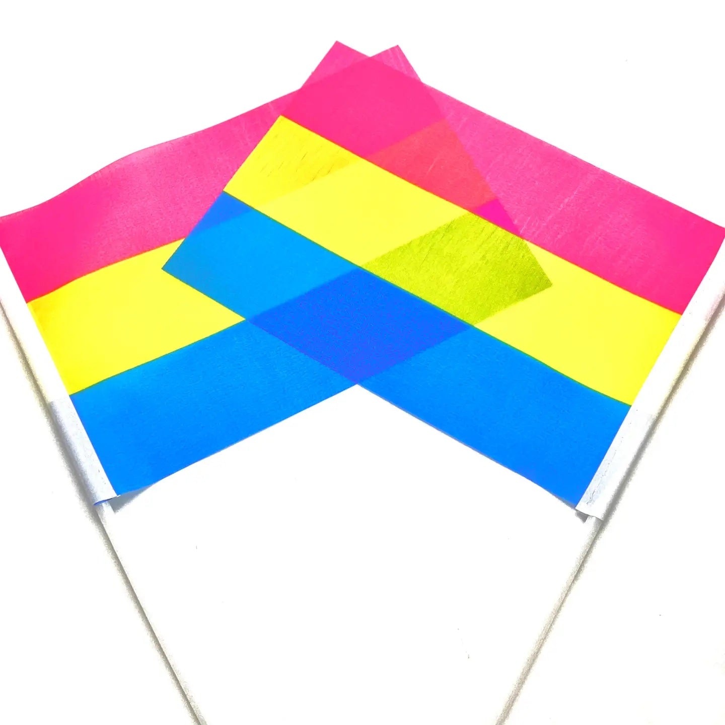 Pansexual Pirde Handheld Flag