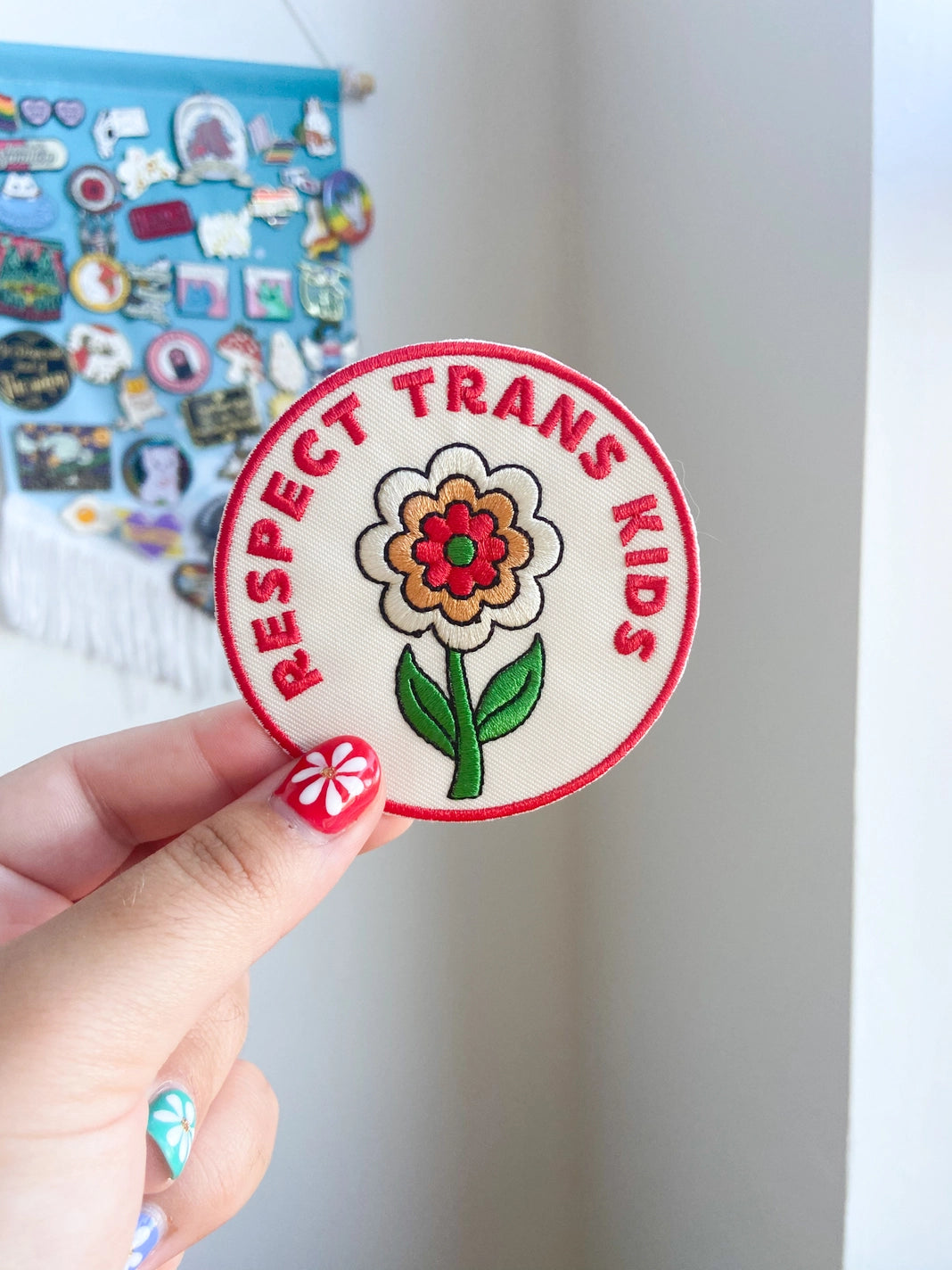 Respect Trans Kids Iron On Patch